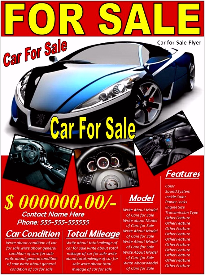 10 Car Sales Flyer Templates