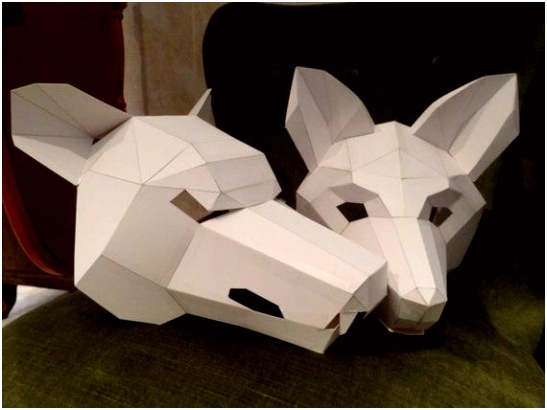 Bügelperlen Vorlagen Geburtstag Make Your Own Wolf Mask Fox Mask