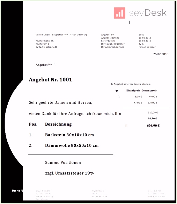 Angebotsschreiben Vorlage 44 Inspirierende Aufnahmen Sie Müssen