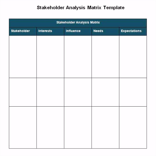 56 Stakeholderanalyse Excel Vorlage
