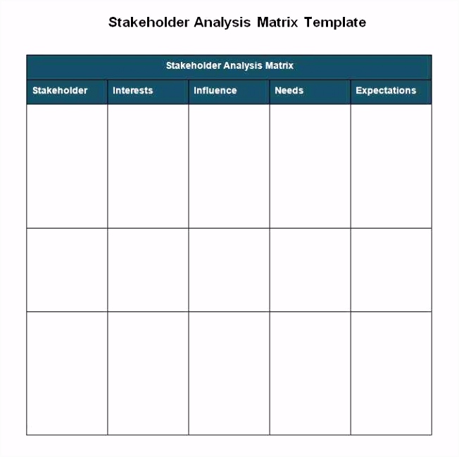 56 Stakeholderanalyse Excel Vorlage