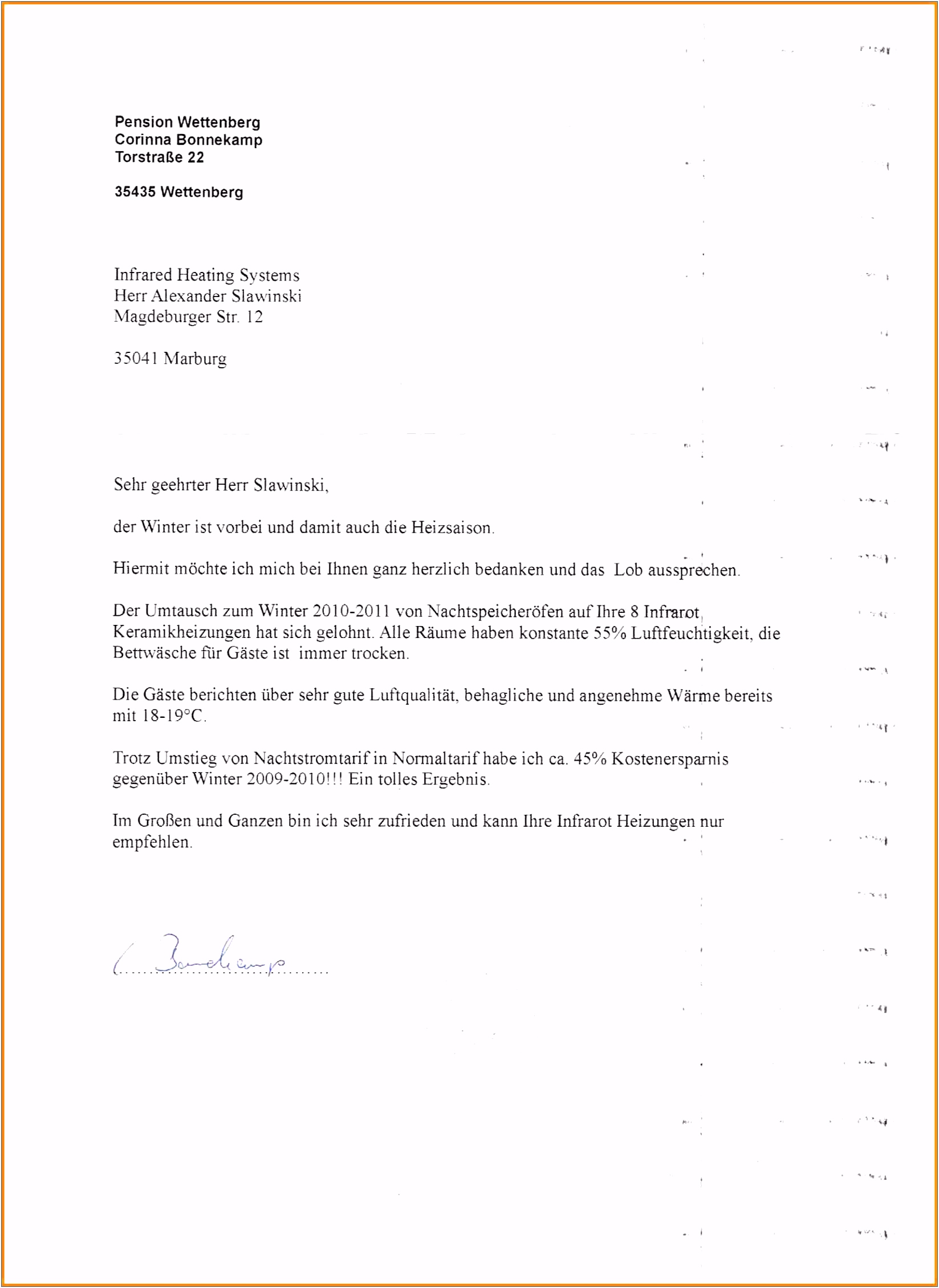 14 geschäftsbrief angebot vorlage