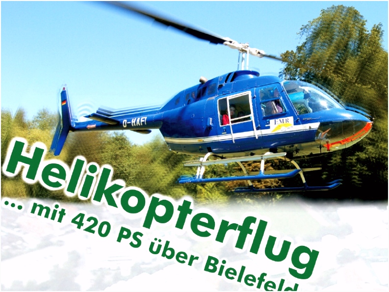 Hubschrauber Rundflüge und Events in Bielefeld ab 45 00 Euro in