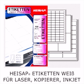 Etiketten blanko für Laserdrucker Inkjetdrucker Kopierer