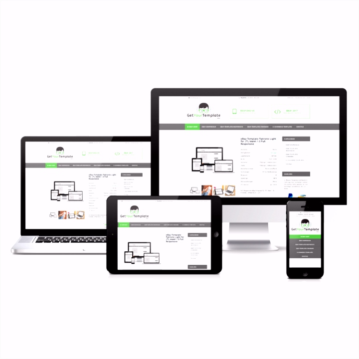 FLATRONIC 1 0 Verkaufsvorlage 2019 RESPONSIVE Auktionsvorlage JTL