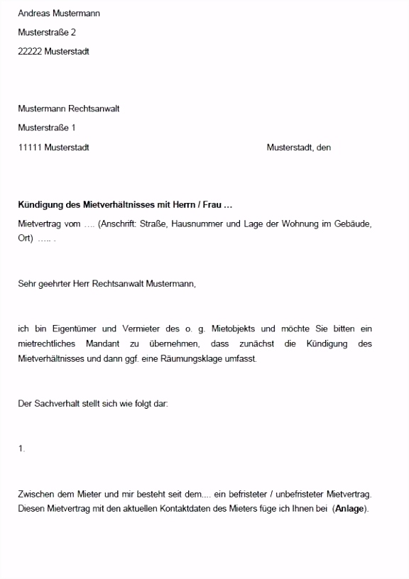 13 kündigung kindergarten muster