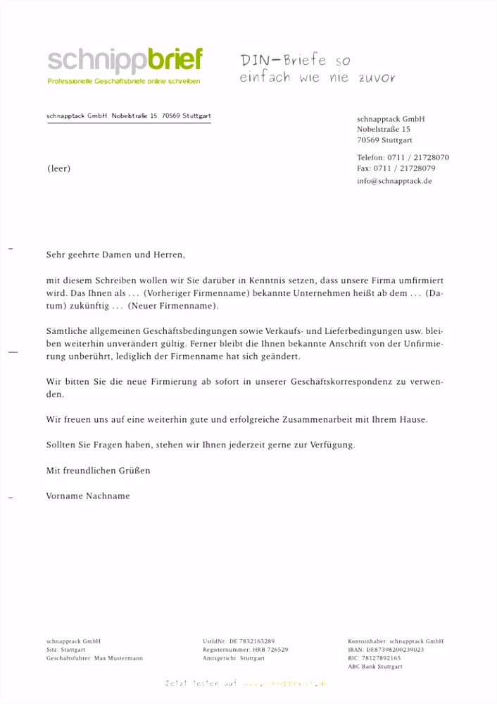 20 brief online schreiben
