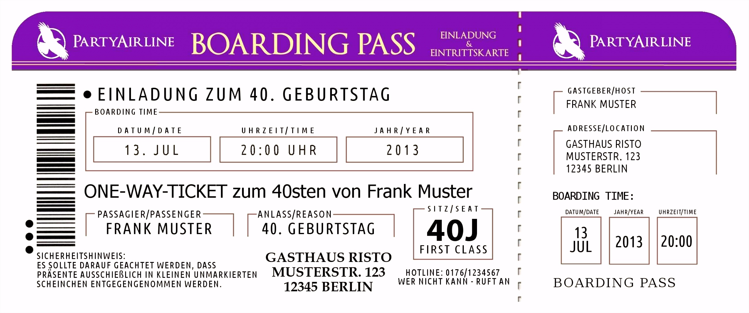 Kreative Einladungskarten Geburtstag Design
