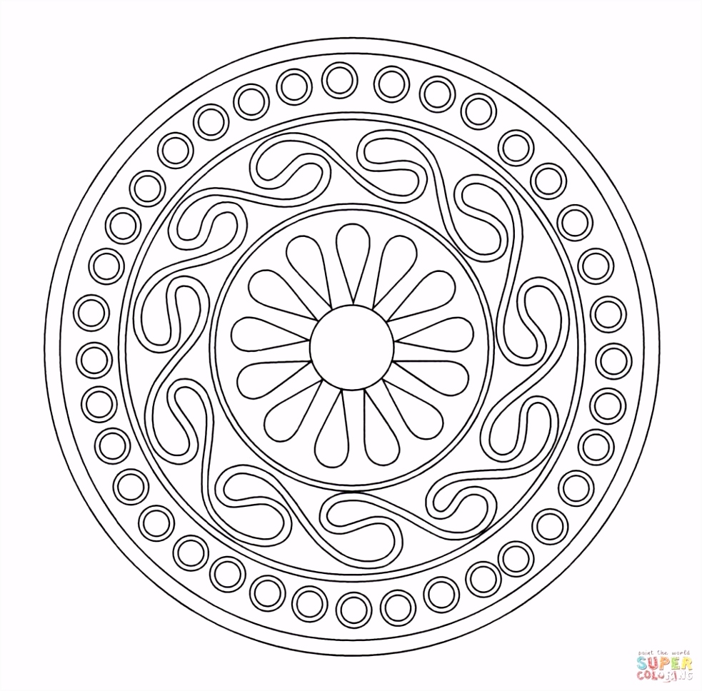 Mandala Ausdrucken Erwachsene Frisch Coloring Page Sawoff Shotgun