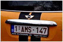 Kfz Kennzeichen Belgien –