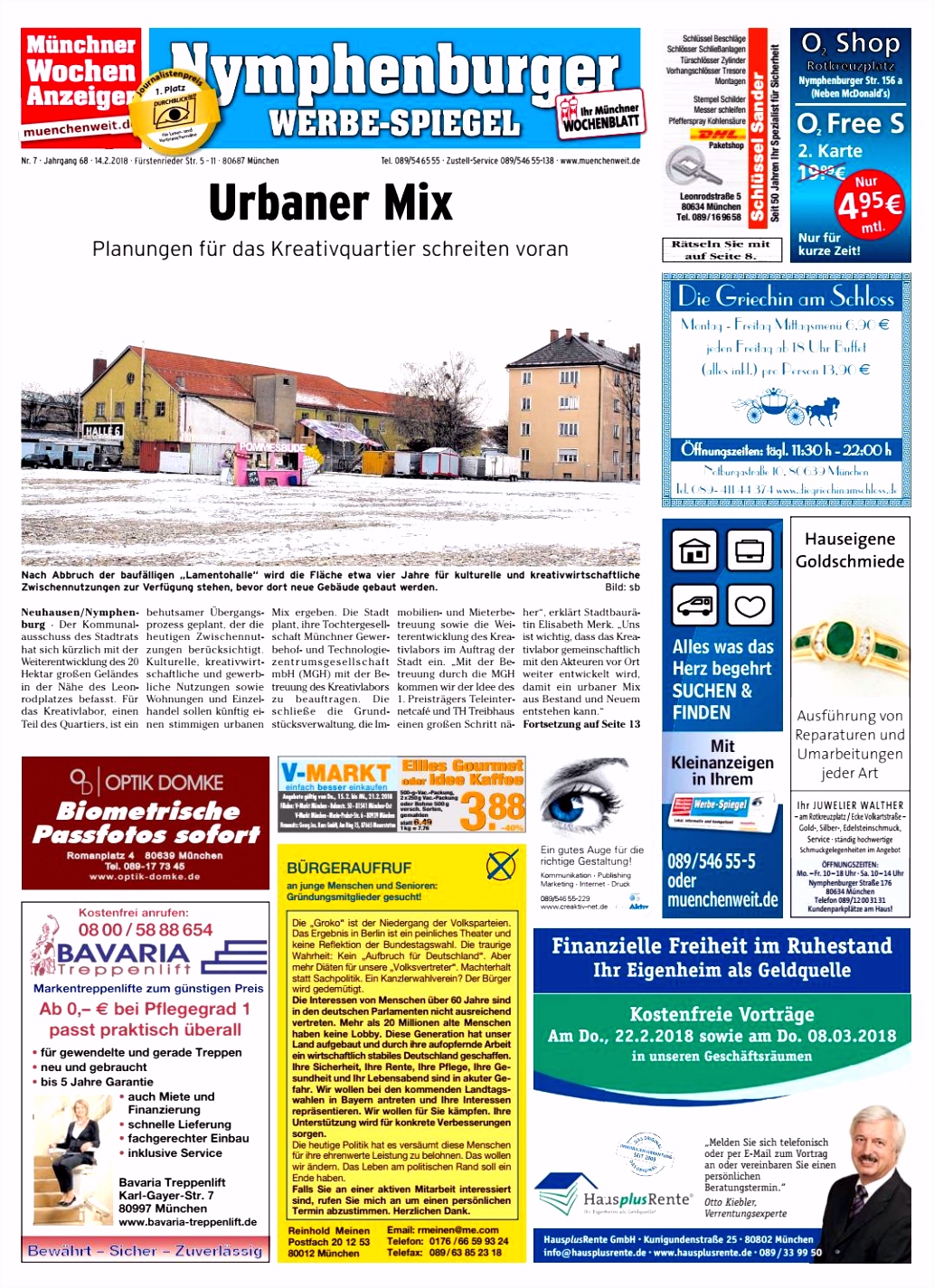 KW 07 2018 by Wochenanzeiger Me n GmbH issuu