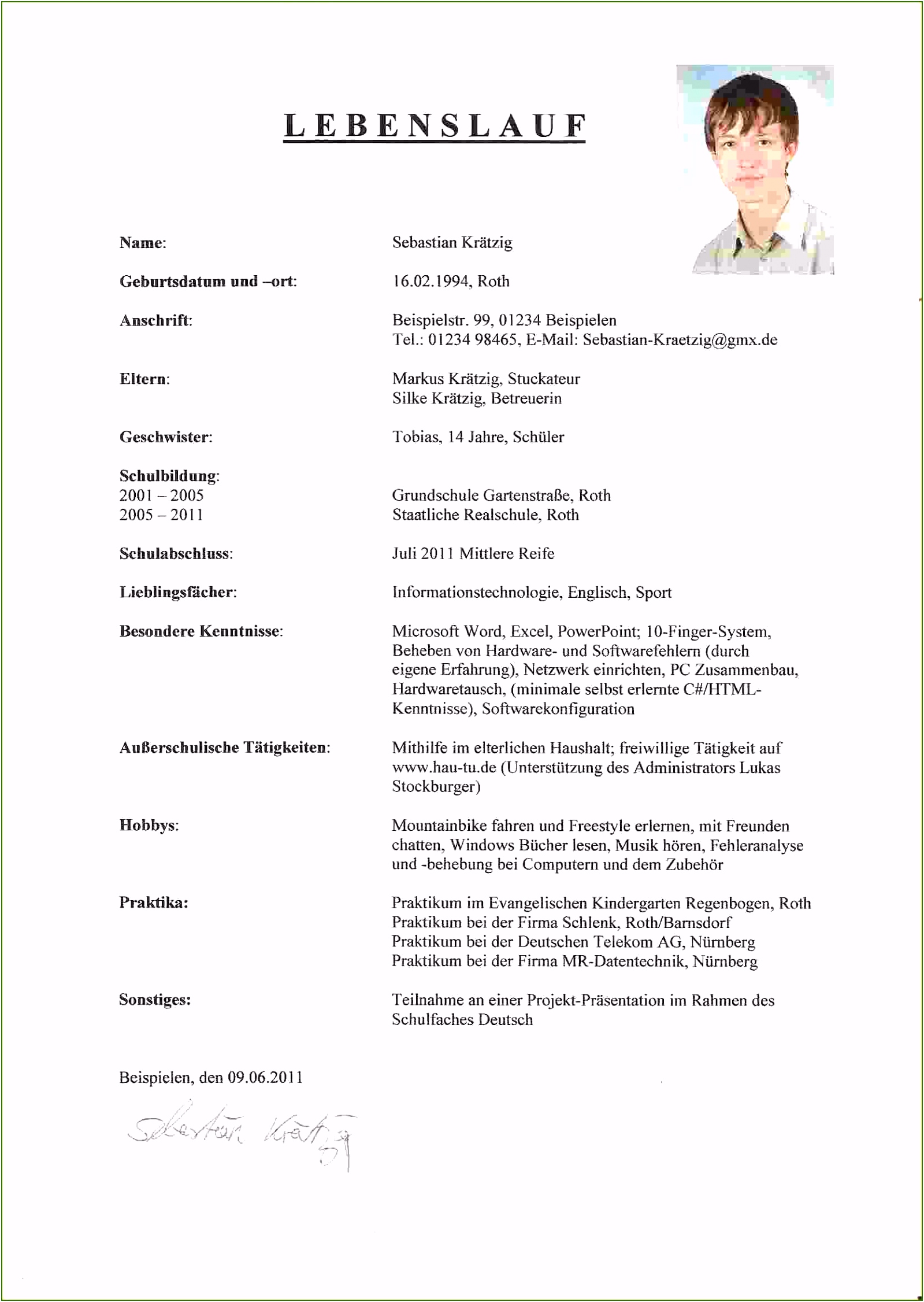 Betriebspraktikum Vorlage Unvergesslich 17 Steckbrief Muster