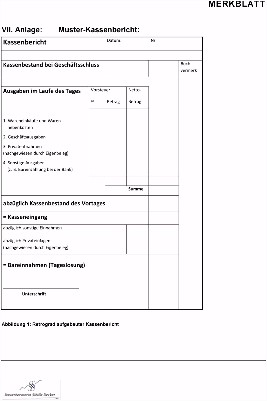 16 Vorlage für Ausgabenprotokoll