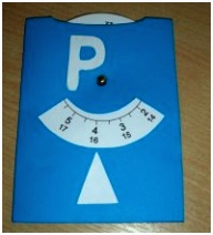 Parkscheibe basteln im kidsweb