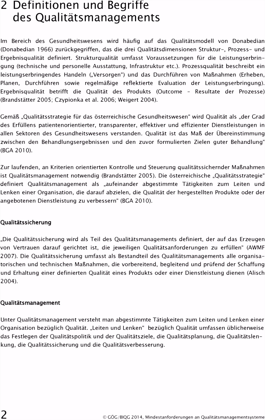 Mindestanforderungen an Qualitätsmanagementsysteme PDF