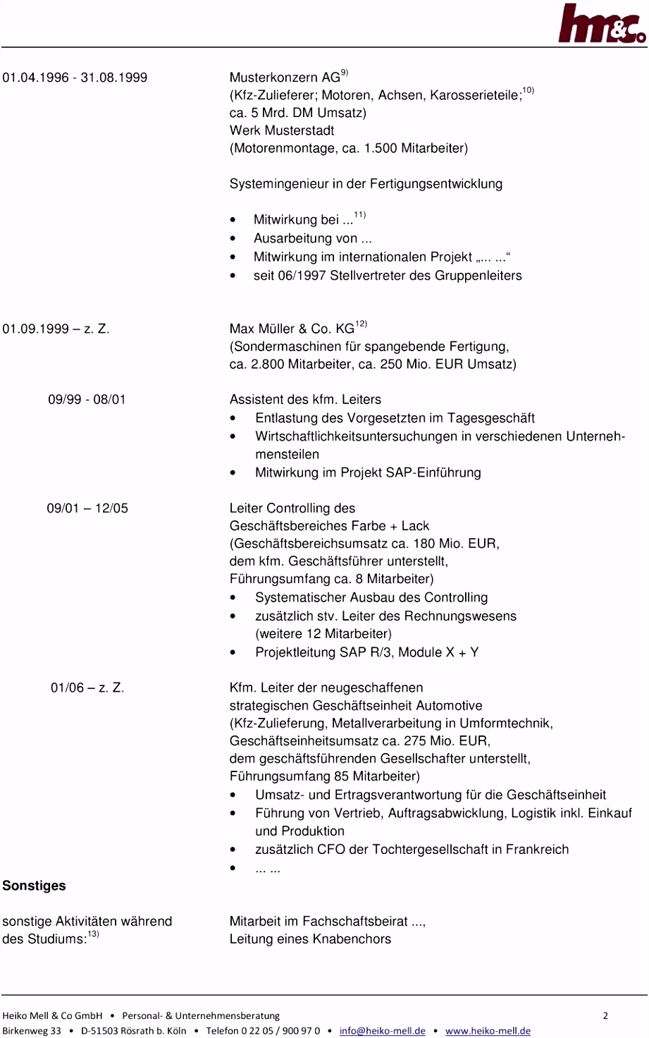 15 Beispiele für Apothekerlebenslauf