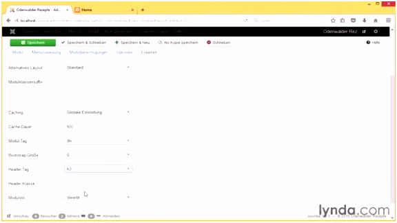 Modultitel individuell formatieren Header Tag und Header Klasse