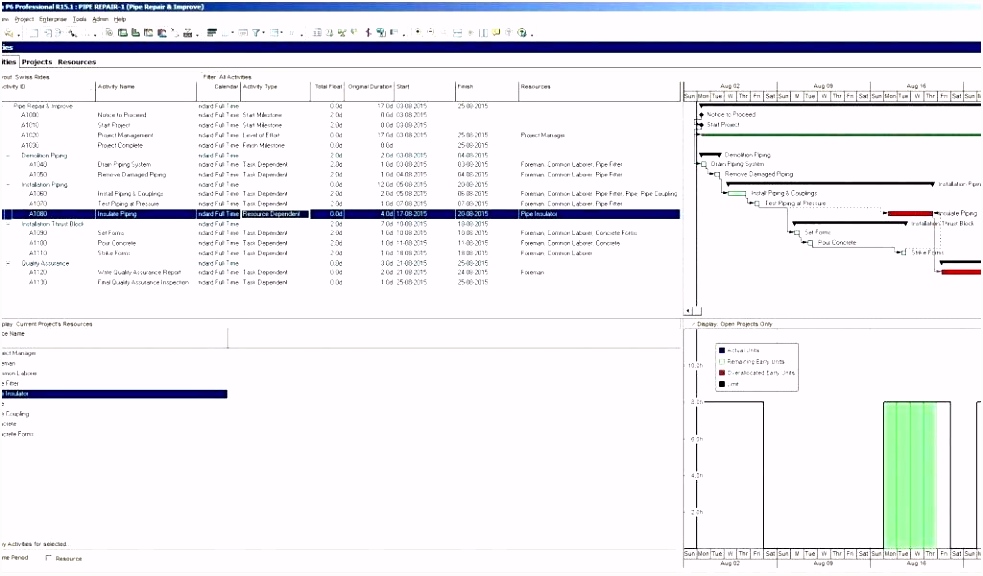New Free Excel Chart Template Collection Excel Gantt Chart Excel