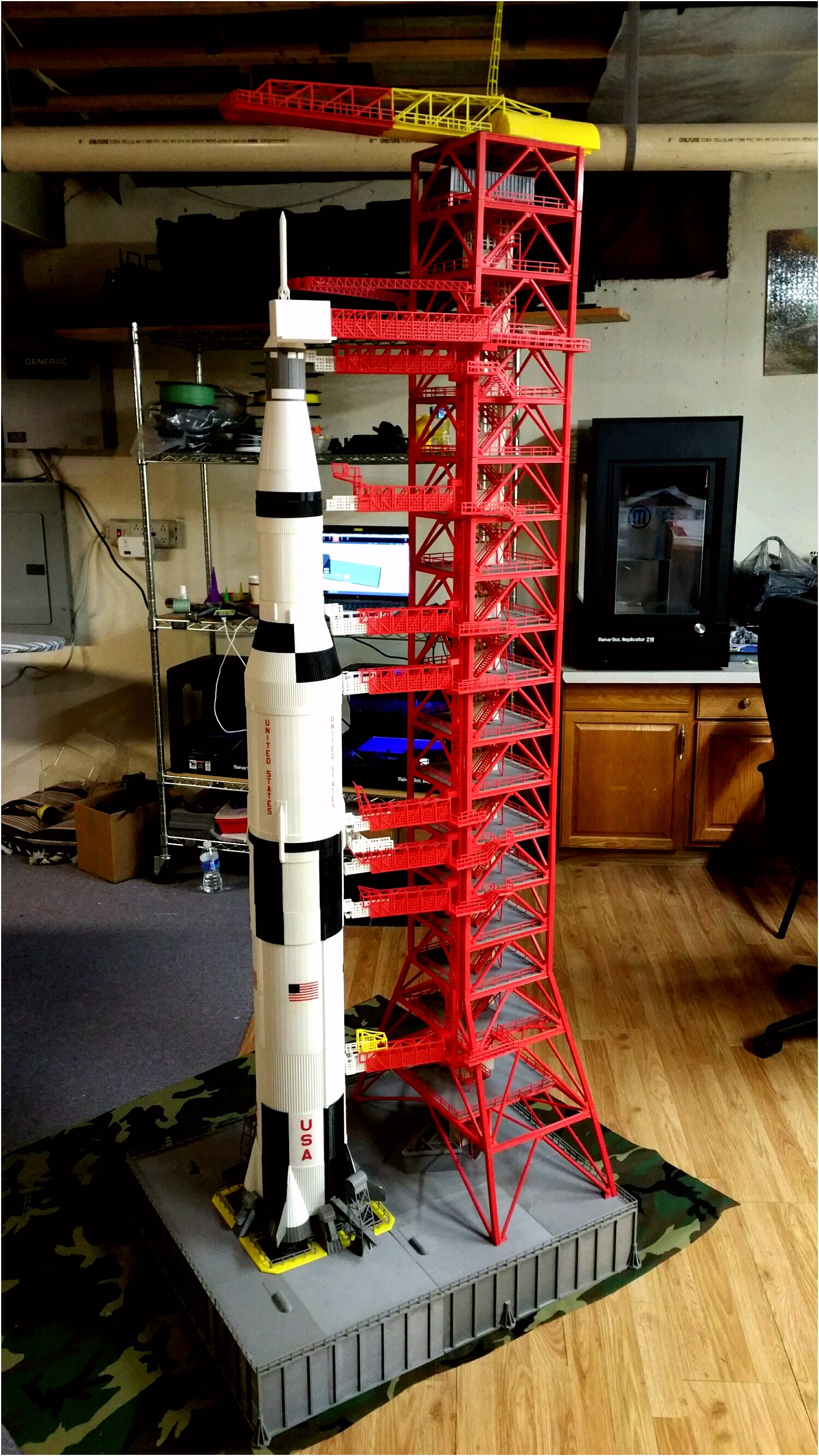 Lego Designer Vorlagen Saturn V Rocket and Gantry by Farscape1 Thingiverse D3yd19vdt3 X4kf5ue5k4