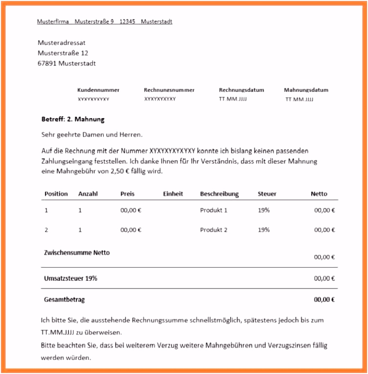 Mahnschreiben Vorlage 19 Mahnung Vordruck Y4qs25ets9 Cuuc64k5wm