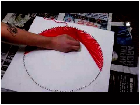 Malen Fur Anfanger Vorlagen 70 S String Art Tutorial Decor It Yourself N2iw22hse3 Yhqw2hweam
