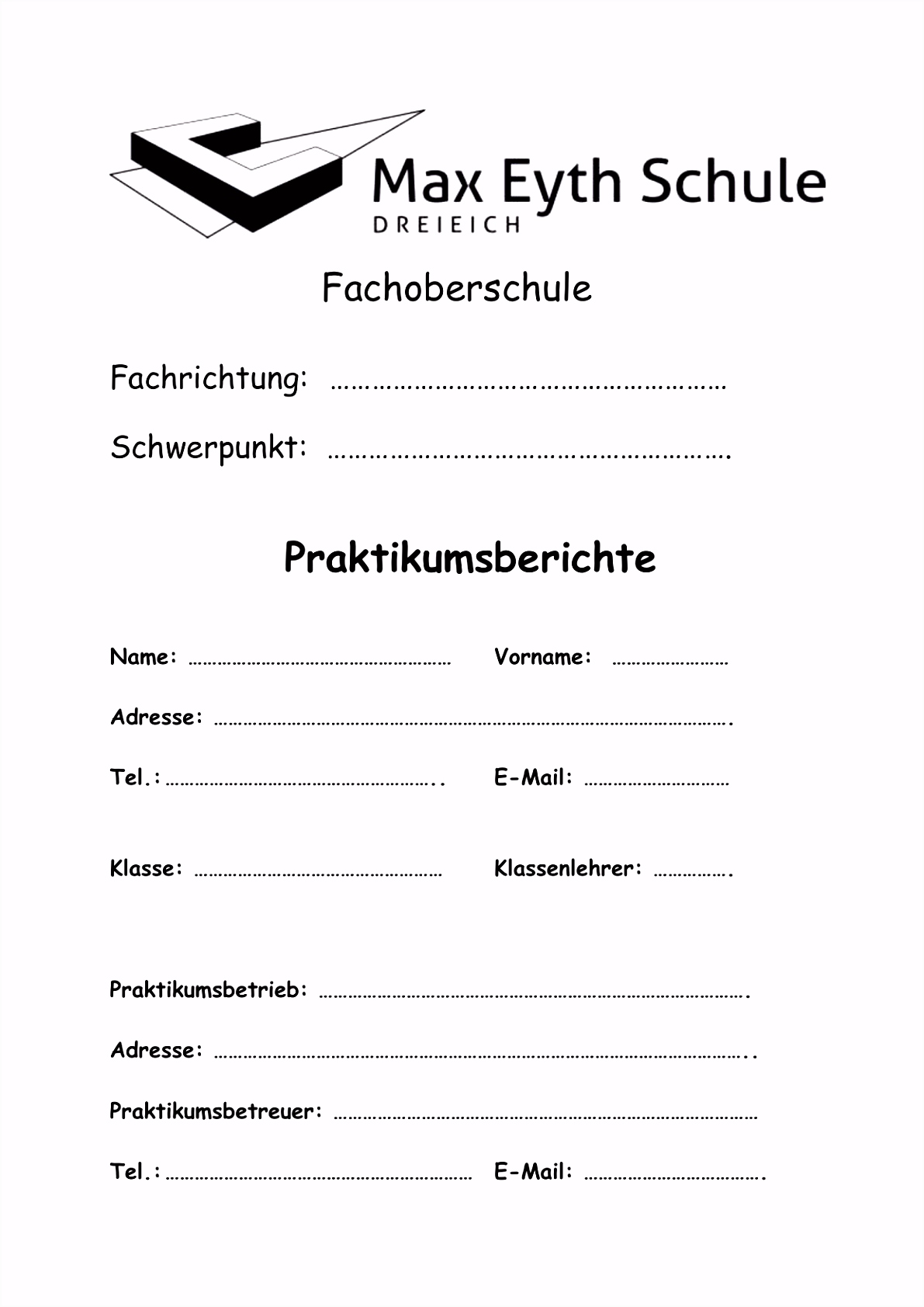 Praktikumsbericht Deckblatt Vorlage Word 18 Deckblatt Praktikum Vorlage V7en65llv9 X2et44tze4