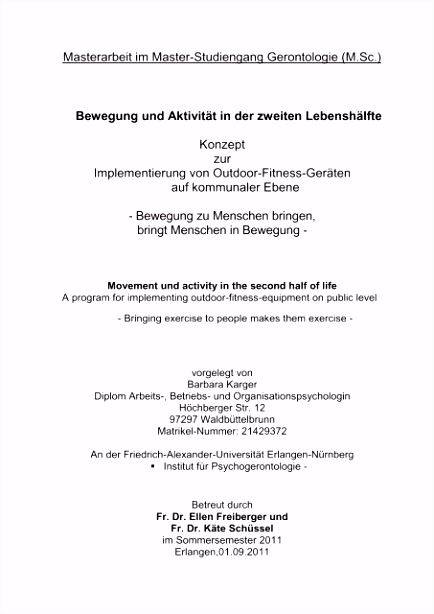 Projekttagebuch Vorlage Masterarbeit Im Master Stu Ngang Gerontologie U8be76iry2 Yhqam4hceu