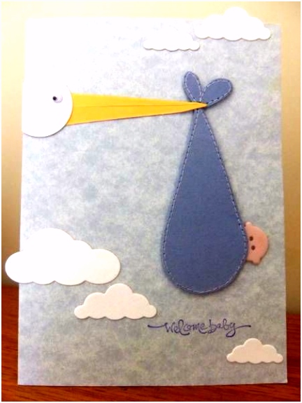 Vorlage Babykarte the Stork Has Arrived by Tilly Cards and Paper Crafts at D1ub65eua1 isuo06taa6