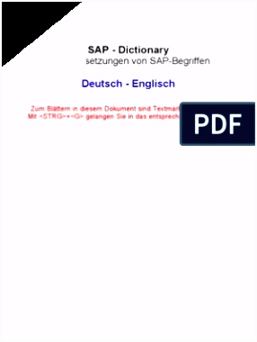 Werksabnahme Protokoll Vorlage Sap Dictionary German English N5yj81kkn7 Puha5uffgu